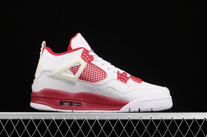 All categories Air Jordan Jordan series basketball shoes Air Jordan 4 G version Air Jordan 4 Motorsport AJ4 Joe 4 Racing White Red 308497-106